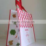 Customized Printed Nonwoven Grocery Tote Shopping Bag thumbnail-1