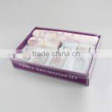 Purple Baroomth Set Shower Curtain/ Bath Math, 7pcs Bathroom Accessories Set, Bat Set Gift, Plastic Bathroom Set Accessories thumbnail-1