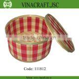 Bamboo Basket With Lid for Gift Packing