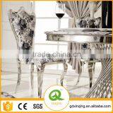 TH381 Home Furniture Oval Marble Top Dining Table Designs thumbnail-4