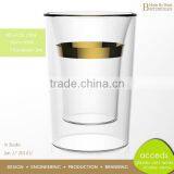High Quality Free Design Hot Sale Heat Resistant Double Wall Glass Tea Cup thumbnail-3