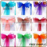 New Arrival Organza Fabric Chair Wedding Belts and Sashes thumbnail-4