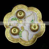Indian Marble Dry Fruit Box With Tray, Deepawali Gift Box, Wedding Gifts, Decorative Sweets Box, Fancy Dry Fruits Box With Tray thumbnail-1