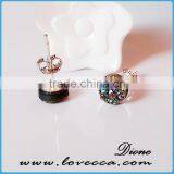 Multiple Colors on SALE!!! Druzy Earring Set , Stud Earrings Set thumbnail-1
