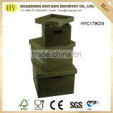 Vintage Wood Boxes With Lid Wholesale thumbnail-2