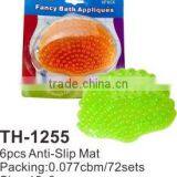 Hot Sale Shells of the Fan Shape 6pcs Anti-Slip Mat TH1255 thumbnail-1