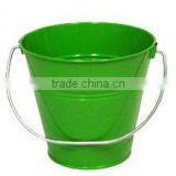 Red Metal Children Bucket With Handle thumbnail-6