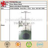 Stock 4 Tiers Spinning Metal Shoe Floor Stand With 5 Prong Base