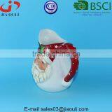 Christmas Decoration Ceramic Milk Cup, Santa Claus Flower Vase thumbnail-2
