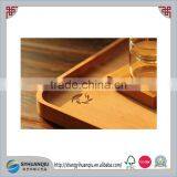 Natural Dessert Wood Tray Wood Serving Tray Wooden Serving Tray Platter Tea Tray thumbnail-2