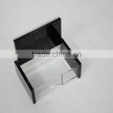 Factory Custom Cheap Black Acrylic Business Card Holder thumbnail-3