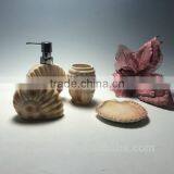 Beach Collection Ceramic Bathroom Accessory Set thumbnail-1