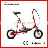 12" Mini Lightweight Folding Bike (U-bike 1.0) thumbnail-5