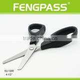 S2-1200 4-1/2" 2CR13 Stainless Steel PP Plastic Kid Scissors Round Tip thumbnail-2