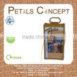 Recyclable Jute Wine Beverage Bag thumbnail-1