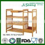 Hot Sales 4-Tier Shoe Rack Bamboo Entryway Organizer thumbnail-1