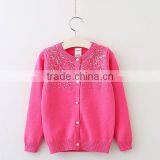 New Hot High Quality Elastic Unlined Children Cardigan With Sequin Infront thumbnail-3