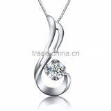 Hot Selling Crochet Angel Platinum Necklace thumbnail-3