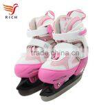 KIDS Adjustable Stainless Steel Ice Skates Hockey Figure Skating Shoes for Sale thumbnail-3