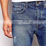 Custom High Quality Mens Ripped Jeans thumbnail-3