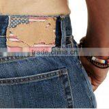 Biker Jeans Fashion Denim Trousers(LOTK058) thumbnail-6