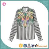 OEM Factory Women Customized Blouse Shirts 2015 Causal Ladies' Blouse Shirts