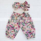 Baby Leggings Wholesale Boutique Children Summer Pants Floral Cotton Baby Girl Short Hot Pants thumbnail-4