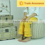 New Design Wholesale Kids Pant Strip Cotton Children's Clothing Wholesale Girls Triple Ruffle Pants thumbnail-6