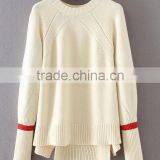 EY0856S New Fashion 2016 Women Long Sleeve Irregularity Knitted Pullover Sweater thumbnail-2