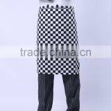 Juqian Factory Price Cheap Bulk Kinds Cotton Kitchen Hotel Chef Uniform Apron Designs thumbnail-3