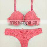 China Factory Custom Made Women Bra and Pants Stylish Sexy Print Bra Set With Lace for Women thumbnail-1