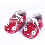 Cute Cat Design Leather Baby Moccasin thumbnail-2