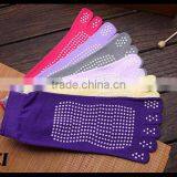 Japanese Pure Color Five Toe Teen Girl Tube Socks With Grip Socks thumbnail-2