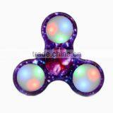 Fingertip Gyro Camouflage LED Glow Gyro Hand Spinner Frilly Fidget With Switch Painted Toys thumbnail-5