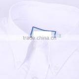 2017 White Oxford Long Sleeve Button-down Collar Casual Shirt for Men thumbnail-4