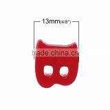 Custom Multicolor Alphabet/Letter "B" Shaped Resin Shank Buttons thumbnail-2