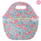 Wholesale Lilly Inspired Lunch Tote Bags thumbnail-4