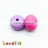 23mm Baby Bracelet Beads Baby Jewelry Accessories Soft Silicone Beads thumbnail-3