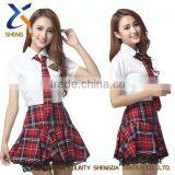 New Design Middle School Girls Plaid Short Skirt thumbnail-1