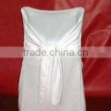 100%polyester Jersey Stretch Chair Cover With Sash for Wedding.