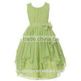 Girl Irregular Chiffon Princess Dress/xnanbhi Girl Flower Chiffon Princess Dress/new Design Girl Holiday Fashion Dress thumbnail-1