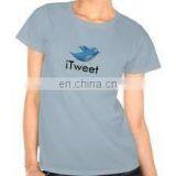 Twitter Bird Printed Womens Tshirt thumbnail-1
