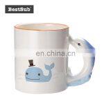 Sublimation Blanks Christmas Gifts 11oz Animal Mugs-Dolphin With Box B1DW-13W