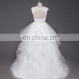 V Neckline A-line Sexy Backless Bridal Gown Lace Wedding Dresses Styles thumbnail-3