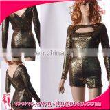 2016 Gold Sequins Fashion Women Long Sleeve Office Lady Jumpsuit thumbnail-4