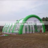 New design sealed giant inflatable structure tent with netting