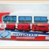 New product plastic Electric rail car toy music lighting railway toy
