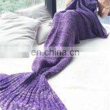 Manufactory Walmart Textile Stock Wholesale Mermaid Tail Blankets Warm Winter Blanket thumbnail-2
