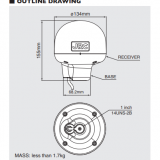 JRC JLR-4341 (DGPS 224) DGPS Receiver thumbnail-5