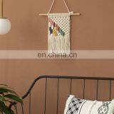 Bohemian Home Decor Hand Made Cotton Macrame Woven Tapestry Wall Hanging Colorful thumbnail-4